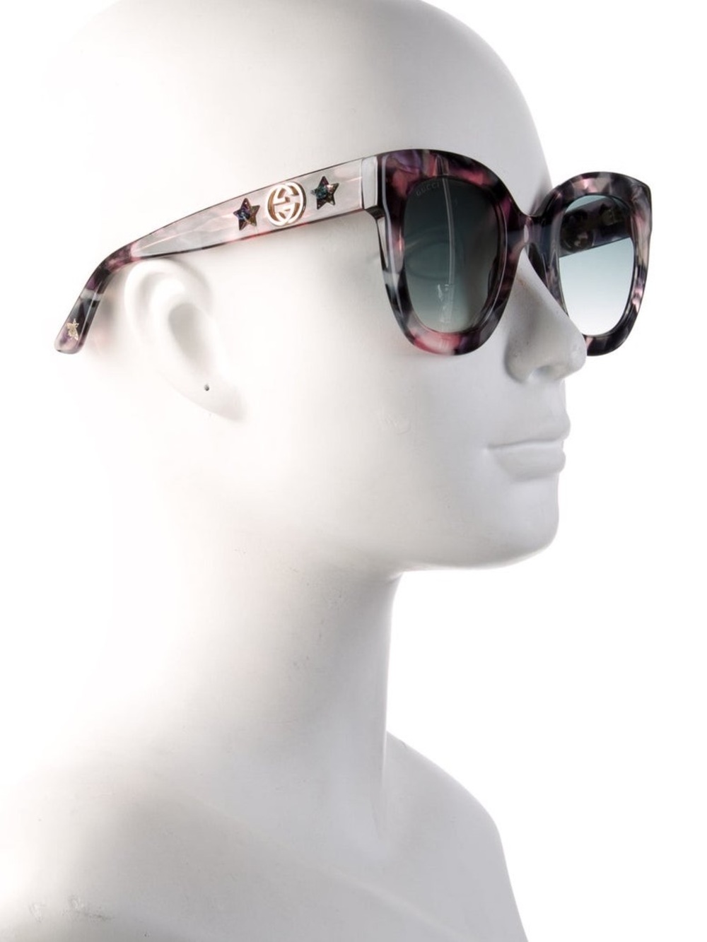 Gucci Interlocking G Logo Oversize Sunglasses
